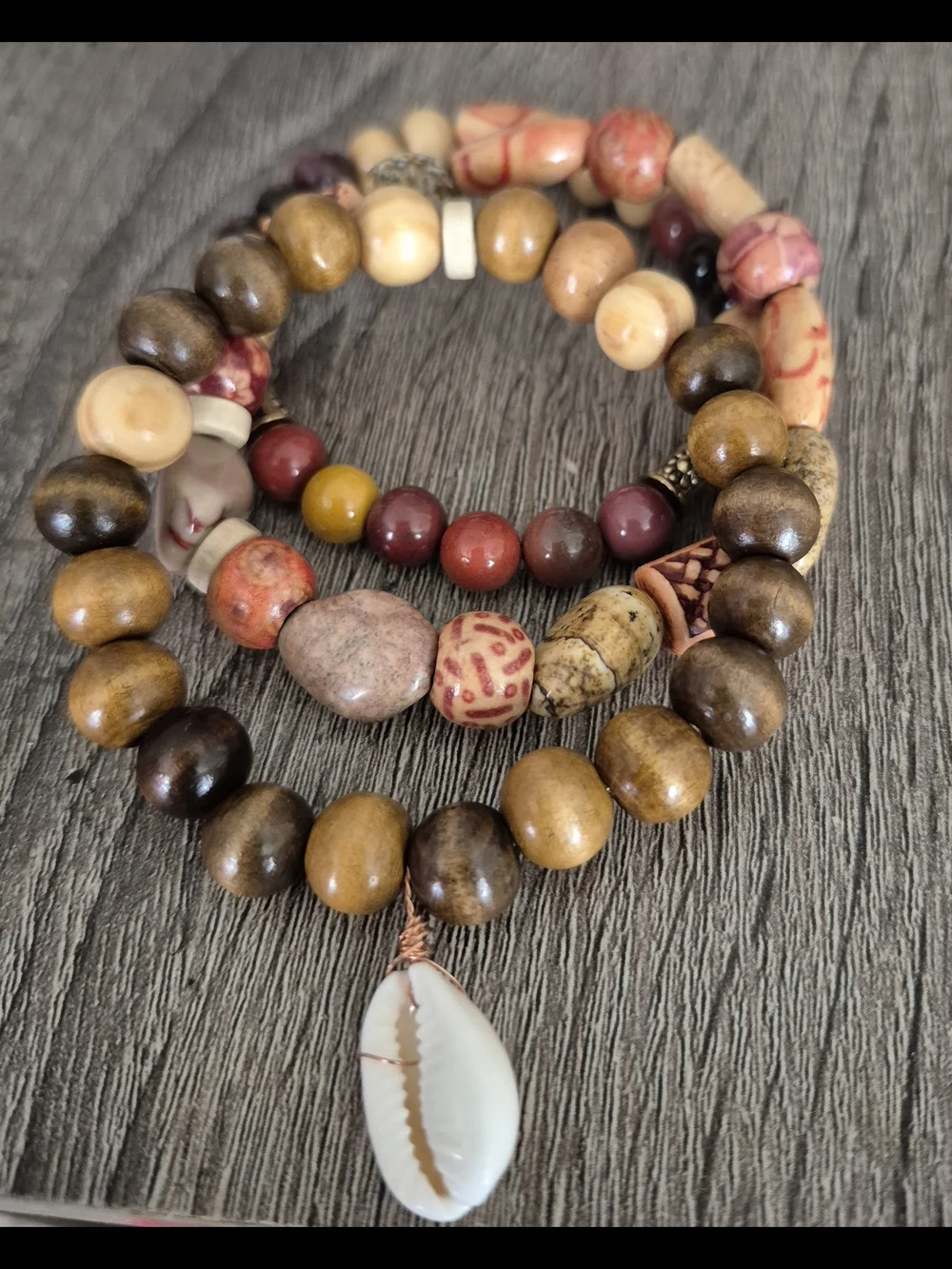 Natural Mookaite Stones And Boho Set! - Picture 2 of 11